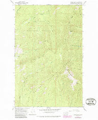 North Baldy Washington Historical topographic map, 1:24000 scale, 7.5 X 7.5 Minute, Year 1967