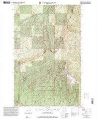 North Baldy Washington Historical topographic map, 1:24000 scale, 7.5 X 7.5 Minute, Year 1996
