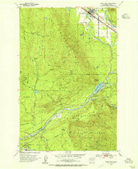North Bend Washington Historical topographic map, 1:24000 scale, 7.5 X 7.5 Minute, Year 1953