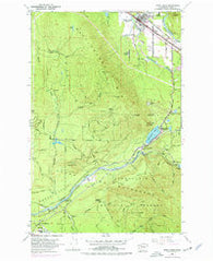 North Bend Washington Historical topographic map, 1:24000 scale, 7.5 X 7.5 Minute, Year 1953