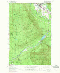 North Bend Washington Historical topographic map, 1:24000 scale, 7.5 X 7.5 Minute, Year 1953