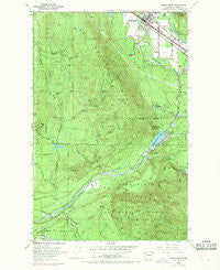 North Bend Washington Historical topographic map, 1:24000 scale, 7.5 X 7.5 Minute, Year 1953