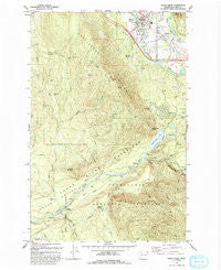 North Bend Washington Historical topographic map, 1:24000 scale, 7.5 X 7.5 Minute, Year 1993