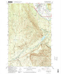 North Bend Washington Historical topographic map, 1:24000 scale, 7.5 X 7.5 Minute, Year 1993