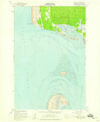 North Cove Washington Historical topographic map, 1:24000 scale, 7.5 X 7.5 Minute, Year 1956