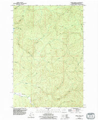 North Nemah Washington Historical topographic map, 1:24000 scale, 7.5 X 7.5 Minute, Year 1955
