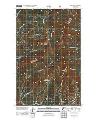 North Baldy Washington Historical topographic map, 1:24000 scale, 7.5 X 7.5 Minute, Year 2011