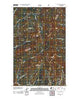 North Baldy Washington Historical topographic map, 1:24000 scale, 7.5 X 7.5 Minute, Year 2011