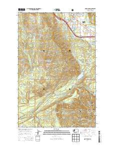 North Bend Washington Current topographic map, 1:24000 scale, 7.5 X 7.5 Minute, Year 2014