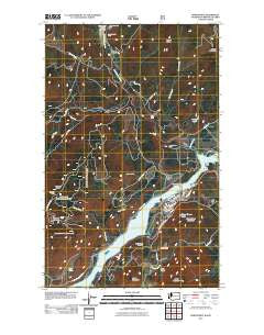 Northport Washington Historical topographic map, 1:24000 scale, 7.5 X 7.5 Minute, Year 2011