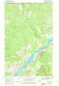 Northport Washington Historical topographic map, 1:24000 scale, 7.5 X 7.5 Minute, Year 1969