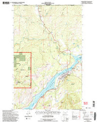 Northport Washington Historical topographic map, 1:24000 scale, 7.5 X 7.5 Minute, Year 1992