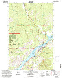 Northport Washington Historical topographic map, 1:24000 scale, 7.5 X 7.5 Minute, Year 1992