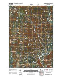 Penny Ridge Washington Historical topographic map, 1:24000 scale, 7.5 X 7.5 Minute, Year 2011