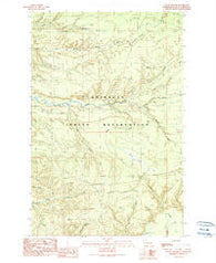 O'Took Prairie Washington Historical topographic map, 1:24000 scale, 7.5 X 7.5 Minute, Year 1990