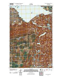 O'Sullivan Dam Washington Historical topographic map, 1:24000 scale, 7.5 X 7.5 Minute, Year 2011