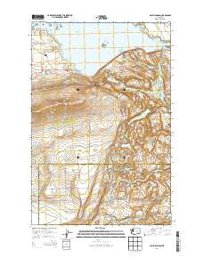 O'Sullivan Dam Washington Current topographic map, 1:24000 scale, 7.5 X 7.5 Minute, Year 2014