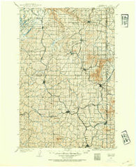 Oakesdale Washington Historical topographic map, 1:125000 scale, 30 X 30 Minute, Year 1903