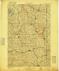 Oakesdale Washington Historical topographic map, 1:125000 scale, 30 X 30 Minute, Year 1905
