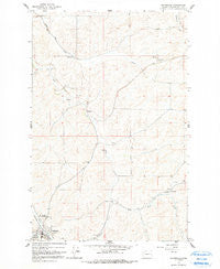 Oakesdale Washington Historical topographic map, 1:24000 scale, 7.5 X 7.5 Minute, Year 1964