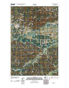 Oakville Washington Historical topographic map, 1:24000 scale, 7.5 X 7.5 Minute, Year 2011