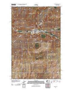 Odessa Washington Historical topographic map, 1:24000 scale, 7.5 X 7.5 Minute, Year 2011