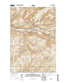 Odessa Washington Current topographic map, 1:24000 scale, 7.5 X 7.5 Minute, Year 2013