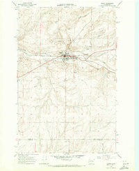 Odessa Washington Historical topographic map, 1:24000 scale, 7.5 X 7.5 Minute, Year 1968