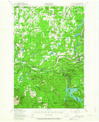 Ohop Valley Washington Historical topographic map, 1:62500 scale, 15 X 15 Minute, Year 1949