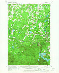 Ohop Valley Washington Historical topographic map, 1:62500 scale, 15 X 15 Minute, Year 1959