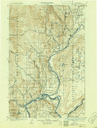 Okanogan Washington Historical topographic map, 1:125000 scale, 30 X 30 Minute, Year 1905