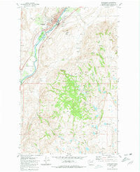 Okanogan Washington Historical topographic map, 1:24000 scale, 7.5 X 7.5 Minute, Year 1980