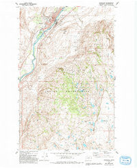 Okanogan Washington Historical topographic map, 1:24000 scale, 7.5 X 7.5 Minute, Year 1980