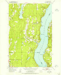 Olalla Washington Historical topographic map, 1:24000 scale, 7.5 X 7.5 Minute, Year 1953