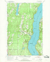 Olalla Washington Historical topographic map, 1:24000 scale, 7.5 X 7.5 Minute, Year 1953