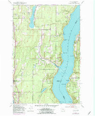 Olalla Washington Historical topographic map, 1:24000 scale, 7.5 X 7.5 Minute, Year 1953
