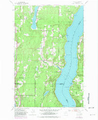 Olalla Washington Historical topographic map, 1:24000 scale, 7.5 X 7.5 Minute, Year 1953