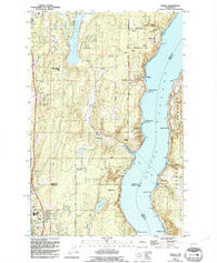 Olalla Washington Historical topographic map, 1:24000 scale, 7.5 X 7.5 Minute, Year 1953