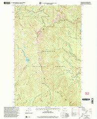 Old Baldy Washington Historical topographic map, 1:24000 scale, 7.5 X 7.5 Minute, Year 2001