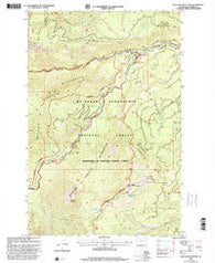 Old Scab Mountain Washington Historical topographic map, 1:24000 scale, 7.5 X 7.5 Minute, Year 2000