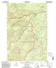 Old Scab Mtn Washington Historical topographic map, 1:24000 scale, 7.5 X 7.5 Minute, Year 1992