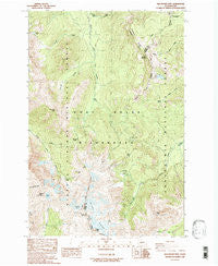 Old Snowy Mtn. Washington Historical topographic map, 1:24000 scale, 7.5 X 7.5 Minute, Year 1988