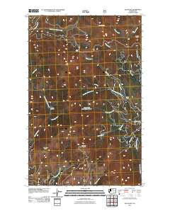 Old Baldy Washington Historical topographic map, 1:24000 scale, 7.5 X 7.5 Minute, Year 2011