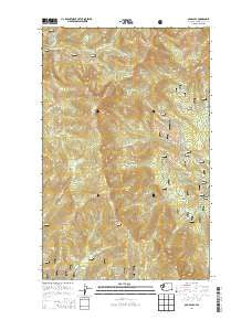 Old Baldy Washington Current topographic map, 1:24000 scale, 7.5 X 7.5 Minute, Year 2014