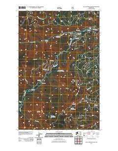 Old Scab Mountain Washington Historical topographic map, 1:24000 scale, 7.5 X 7.5 Minute, Year 2011