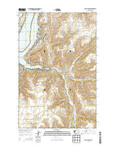 Olsen Canyon Washington Current topographic map, 1:24000 scale, 7.5 X 7.5 Minute, Year 2013