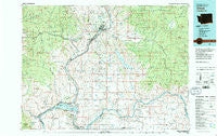 Omak Washington Historical topographic map, 1:100000 scale, 30 X 60 Minute, Year 1983