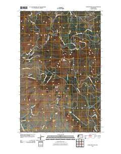 Omak Mountain Washington Historical topographic map, 1:24000 scale, 7.5 X 7.5 Minute, Year 2011