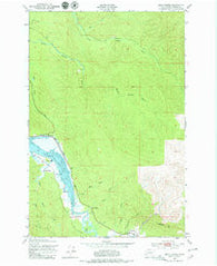 Oman Ranch Washington Historical topographic map, 1:24000 scale, 7.5 X 7.5 Minute, Year 1949