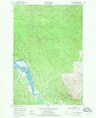 Oman Ranch Washington Historical topographic map, 1:24000 scale, 7.5 X 7.5 Minute, Year 1949